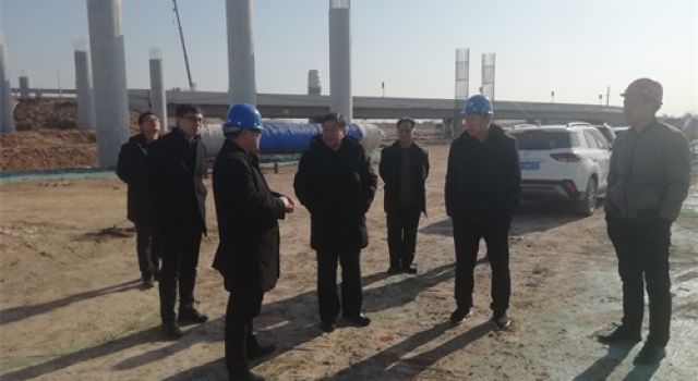 山东东泰工程咨询有限公司党委书记、董事长、总经理王世庆一行莅临济高高速公路项目检查指导工作
